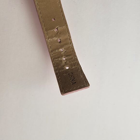 Vintage Watches Pink Glitter Strap Quartz Watch Iridescent Y2K Statement Style - Picture 9 of 10